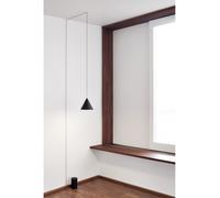 Zubehör: String Light Floor Switch für Pendelleuchte von Flos Bestellen Sie den Floor Switch für die Installation von maximal 2 Köpfen mit 2 Kabelaustrittsmöglichkeiten. Innenfach mit Platz für 10 Meter Kabel aufgerollt. Spannung: 100-240V/48V