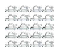 String Light Hanger - Exterior Mounting Hooks, Weatherproof Steel Fasteners, Heavy Duty Screw-In System For Safe Installation Of Decorative Lighting | Walkway Courtyard Eight