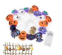 String Lights, Led Lantern, 9.84 Ft Battery Powered Glow, Spooky Balcony Decor, Party Pathway Accent, Fireplace Ceiling Display, Halloween Lights for Garden and Classroom Setup
