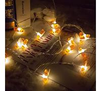 String Lights, LED Outdoor Indoor LED Bee Lighting Outdoor Lighted Holiday Displays Hanging Lights Patio Fairy Tale Lights New Year Christmas Decorations Lights Battery Box Room Decoration Rope Lights