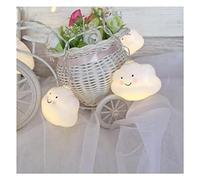 String Lights, Smiling Cloud Modeling Lamp|Creative |Cute Birthday Party Lights|Copper Wire Night Light|Bedroom Room Wall DIY Décor(6.5FT(10LED))