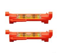String Line Level Set, Hanging Bubble for spirit Level Tool for Construction Layout Surveying and Brickwork, 2-Piece Acrylic with Line Hook Tool