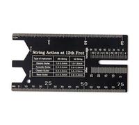 String Position Measurement Device: Fret Leveling and String Height Guide | Precision Ruler for Keyboard, Guitar/Bass Configuration Tool