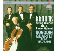String Quartet 2 / Piano Quintet by Brahms, Borodin Quartet, Virzaladze (1995-04-04)