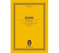 String Quartet in F Major, Op. 2/4, Hob.Iii:10: op. 2/4. Hob. III: 10. string quartet. Partition d'étude.