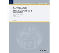 String Quartet No. 2 op. 26 Set of parts string quartet (difficult) Korngold Eb