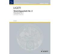 String quartet No. 2 Study score string quartet Ligeti Schott Music Saddle-wire
