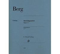 String Quartet op. 3 Set of parts string quartet Berg G. Henle Verlag