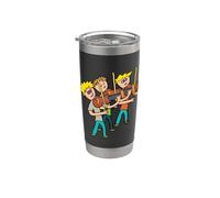 String Quartet Stickman Ensemble Stainless Steel Insulated Tumbler