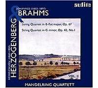 Manderling Quartett - Brahms: String Quartet in B flat major op.67; Herzogenberg: String Quartet in G minor op. 42, no.1