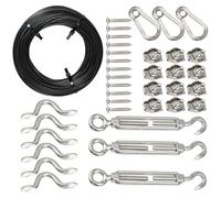 String Rope Steel Black Kit Suspension Light Wire Stainless