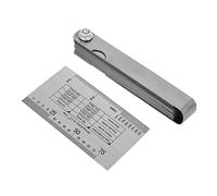 String Ruler Set with Fingerboard Fret Protectors - Accurate Measurement for Guitar Setting - 32 Piece Feeler Gauge Kit - Silver