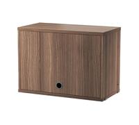 String String cabinet with flip door Walnut, 58x30 cm