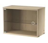 String - String Cabinet With Glass Door 30x58 cm, Ash - Ash