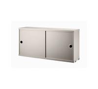String String cabinet with sliding door Beige, 78x20 cm