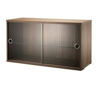 String - String Display Cabinet 30x78 cm, Walnut - Walnut