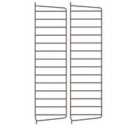 String String wall panels Dark brown, 75x20 cm, 2-pack
