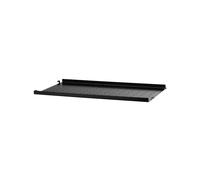 String String shelf metal Black, 58x20 cm, low edge