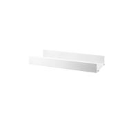 String String shelf metal White, 58x20 cm, high edge