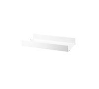 String String shelf metal White, 58x30 cm, high edge