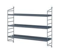 String String shelf Pocket metal Sergel grey