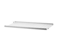 String - String Shelf With Low Edge Metal 30x58 cm, Galvanized - Galvanized
