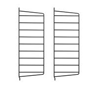 String String wall panels Black, 50x20 cm, 2-pack
