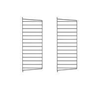 String String wall panels Black, 75x30 cm, 2-pack