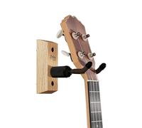 String Swing Ukulele Wall Mount Hanger for Bass Tenor Alto Concert and Pineapple Ukuleles Hardwood Oak CC01UK-O