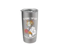 String Theory Cat Funny Physics Mathematics Scientist Math Stainless Steel Insulated Tumbler