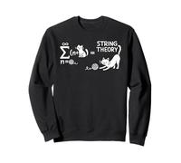 String Theory Funny Cat Math Science teacher Nerdy men women Sweatshirt