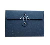 String Tie Envelopes 20pcs Kraft Paper Small Gift Envelopes Colored Wedding Invitation Cards Holder(Deep Blue)