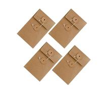 String Tie Envelopes 20Pcs Kraft String Tie Envelopes Small Office Document Card Wedding Invitation Storage
