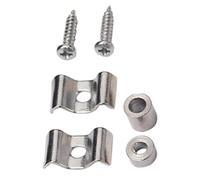 String Trees Retainers, 2Pcs Guitar String Trees String Retainer Guides with Mounting Screws for Electric Guitar - Silver