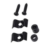 String Trees Retainers, 2Pcs Guitar String Trees String Retainer Guides with Mounting Screws for Electric Guitar - Black