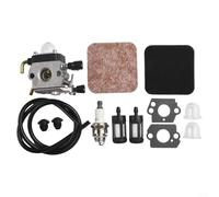 String Trimmer Carburetor Replacement Kit for FS80R FS85 FS74 FS75 HS80 HT75 Brushcutter Fuel System Repair with Line Filter Gaskets Garden Power Tool