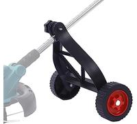 String Trimmer Grass Eater Weed Adjustable Support Wheels, Adjustable String Trimmer Wheel Weed Wacker for Cordless String Trimmer Electric Brush Cutter Strimmer Lawn Tool Attachment
