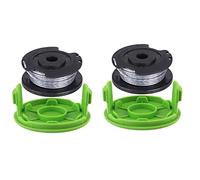 String Trimmer Replacement Line Spool & Cover Cap Kit For Green*works 21287 24V Strimmer Spools 1.5mm 6m/19.7ft Accessories-2 Set