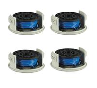 String Trimmer Replacement Spool Line, Thread Coil Spool Line Cover For Ryobi RAC124 18 Volt + For Razor OLT/RLT 1830 1831-4 Pack