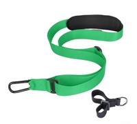 String Trimmer Shoulder Strap with Upgraded Metal Hook and Padded Harness, Adjustable Design to Distribute Weight and Reduce User Fatigue (Is green)