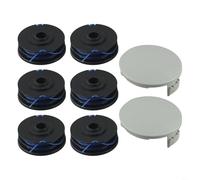 String Trimmer Spool for RLT4027 RLT4125 RLT5027 RLT6030, Nylon Replacement Line with Cover, 6+2 Pack Outdoor Tools(6+2)