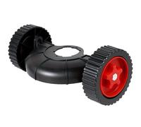 String Trimmer Wheel Attachment - Adjustable Grass Cutting Guide System For Edges Control, ABS Lawn Mower Support Frame 30cm Stabiliser Design - For Driveway Patio Garden Edging Use