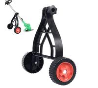String Trimmer Wheels - Adjustable Support Attachment, Portable Grass Cutter Helper | Lawn Mower Stabilizer Rolling Guide Brush Cutter Accessory Easy Height Control Yard Maintenance Tool Outdoor