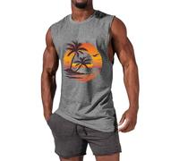 String Vests for Men UK Easy Dry Fit Lightweight Tank Top Training Bodybuilding Fashion Tank Undershirt Running Training Workout Wear Beach Hiking Casual Summer T-Shirts