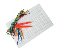 String Weaving Board - Threading Practice Activity, Stitching Patterns, Hand Eye Coordination, Lightweight Portable Design | Creative Focus Tool For Quiet Time Engagement And Skill Building