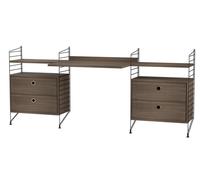 String Workroom Workplace C String Furniture Walnut - Black - 7350038271426