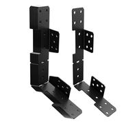 Stringer Bracket Wooden Decking,10 Pack Adjustable Couplings for Heavy Load and Joists Mounting,Stringer Hanger For - And Staircase Constructions | for Tree, Bond,Basement,Apartment