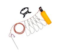 Stringer Clip Big Fish Wire Rope Cable Fishing Stringer Live Fish Fishing Holder Set Tackle Clip