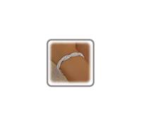 Stringex Silver Rhinestone Bracelets for Women Bling Crystal Prom Bracelet Aesthetic Twisted Tennis Bracelet Sparkly Wedding Jewelry Formal Accessories for Her, L, Alloy, no gemstone