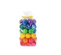 Stringing Beads 30 of Wood, Ø 3cm New Threading Game Wood Erz Mountains